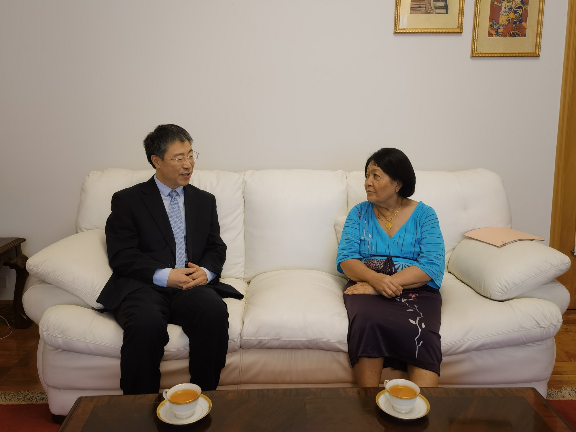 李杰副会长会见柬埔寨驻华大使西索达